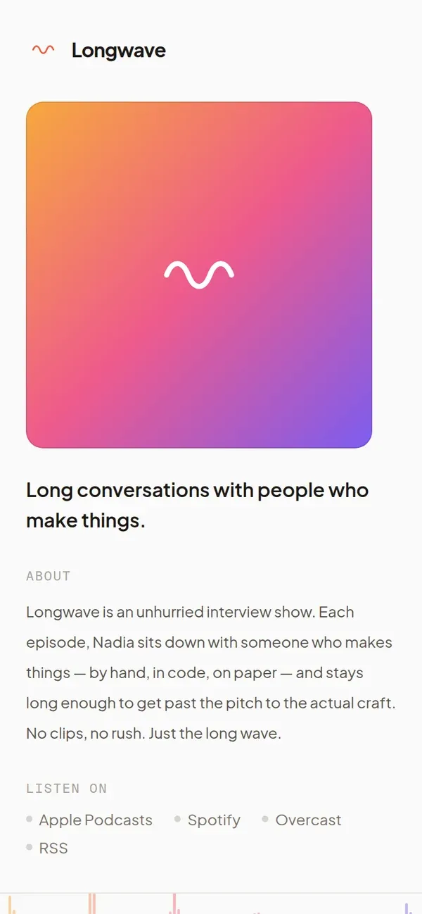 Longwave — mobile screenshot
