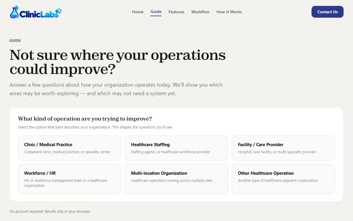 Clinic Labs — screenshot 1 of 3