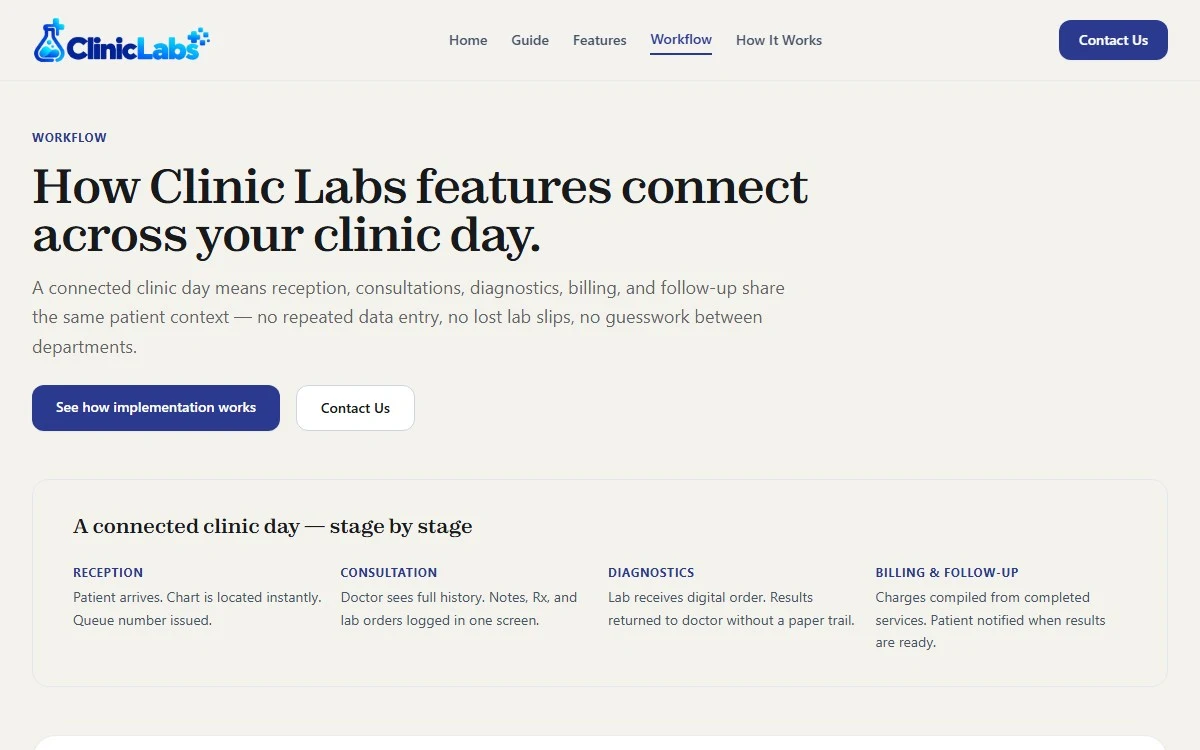 Clinic Labs — screenshot 3 of 3